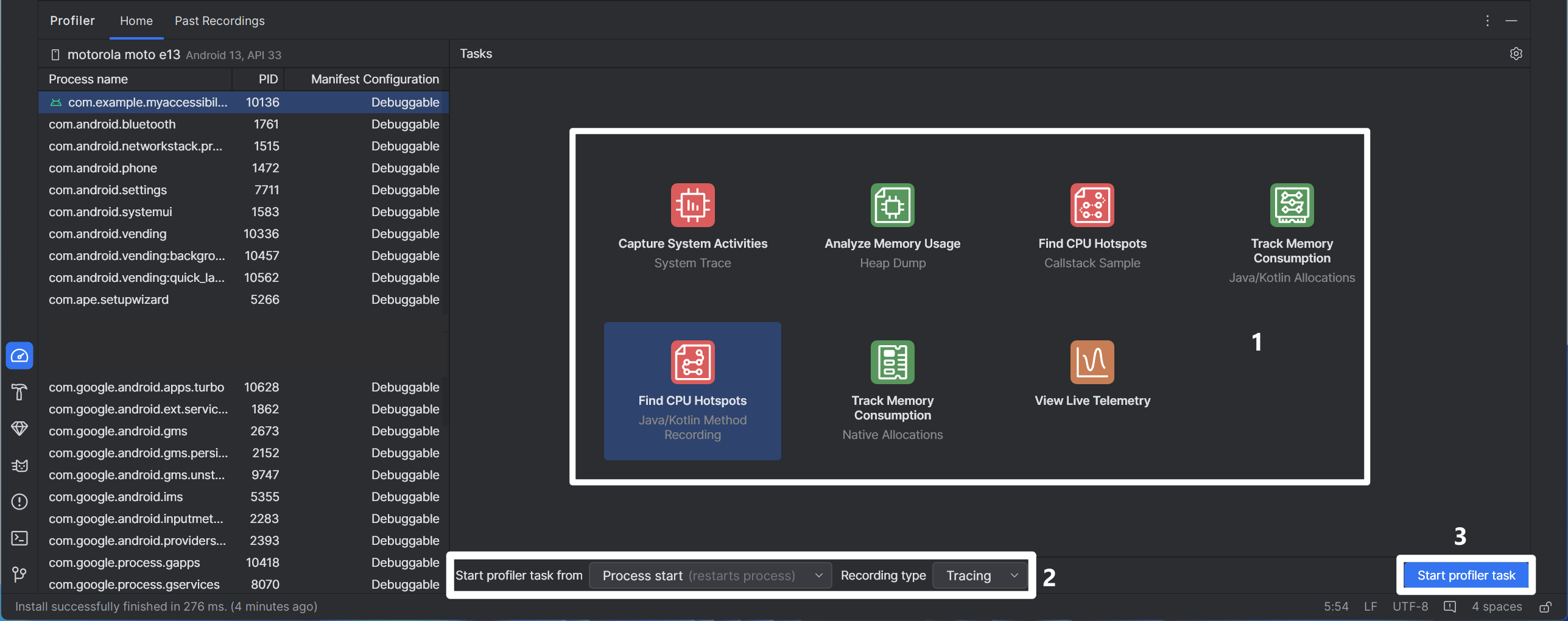 Android Studio Profiler