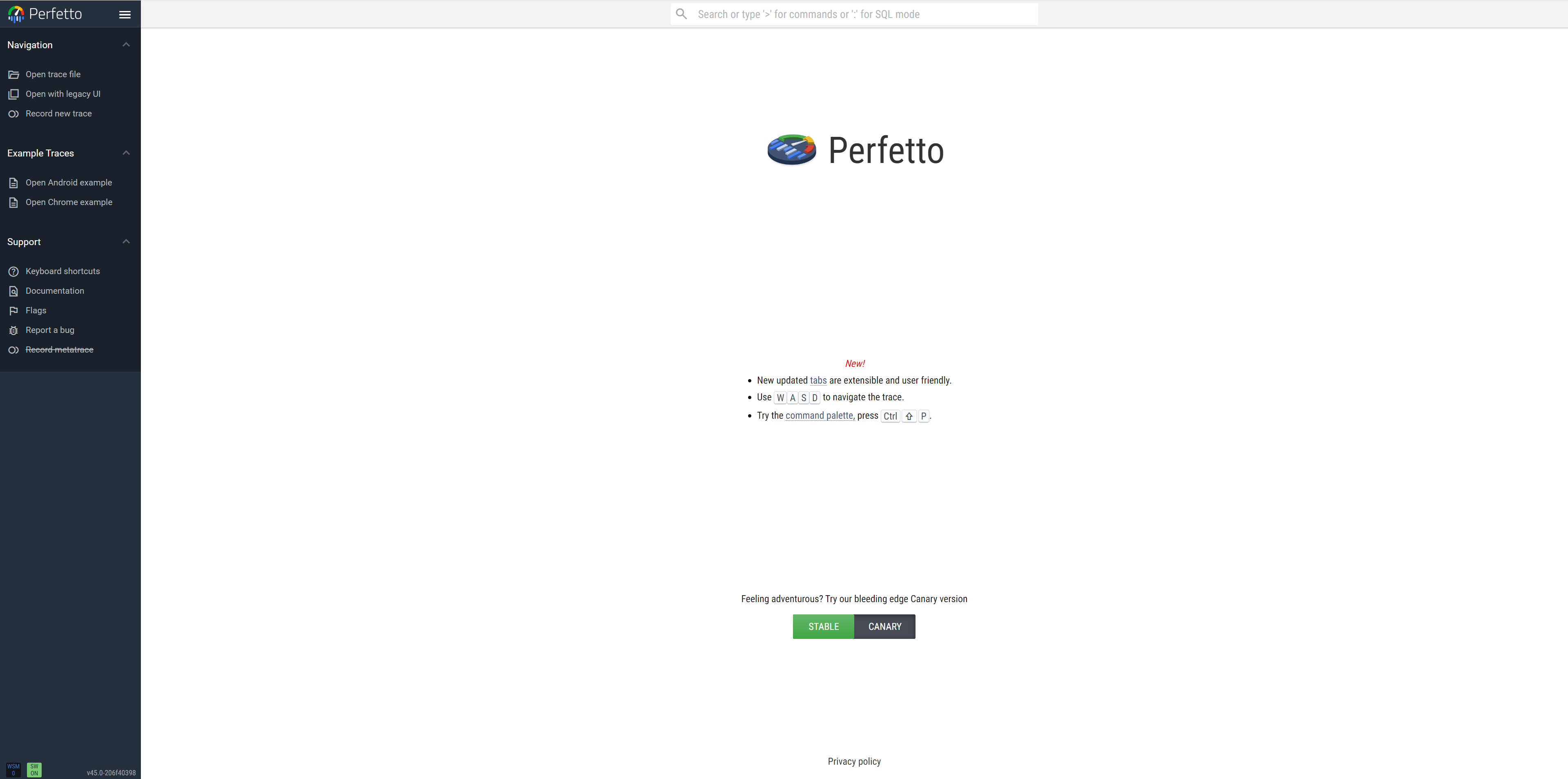 Perfetto UI